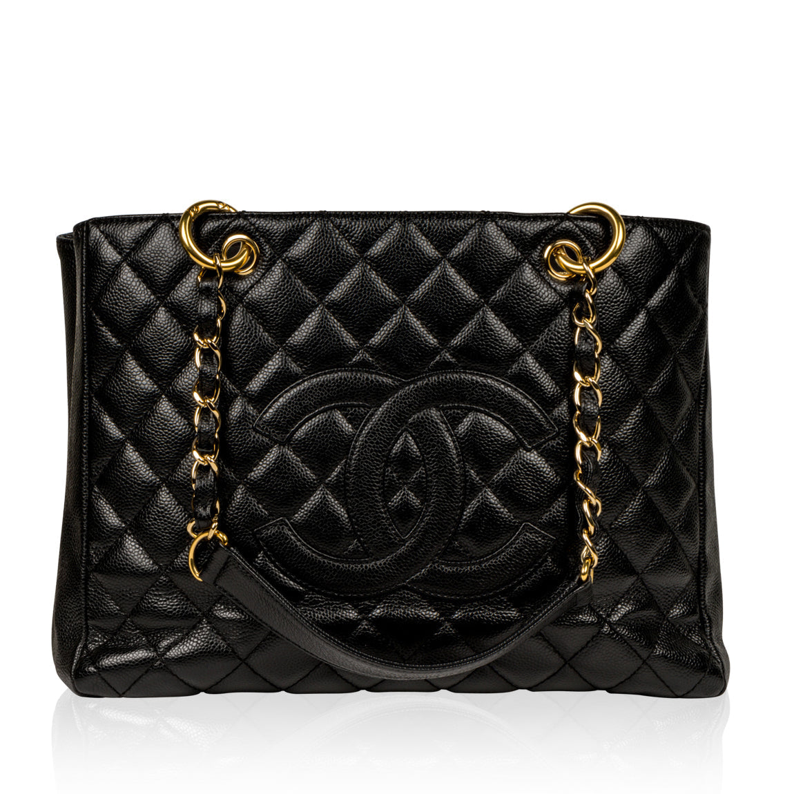 Chanel Timeless Caviar Black Tote Bag Style 12 Rovelle Bags