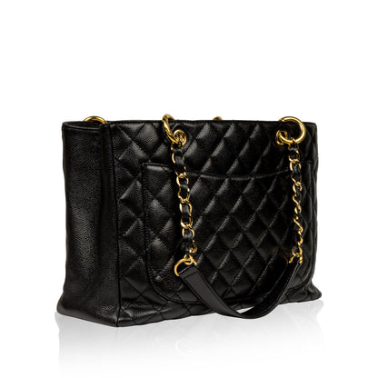 Chanel Timeless Caviar Black Tote Bag Style 12 Rovelle Bags