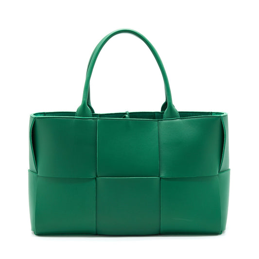 Bottega Veneta Arco Tote Purse Lambskin Parakeet Green