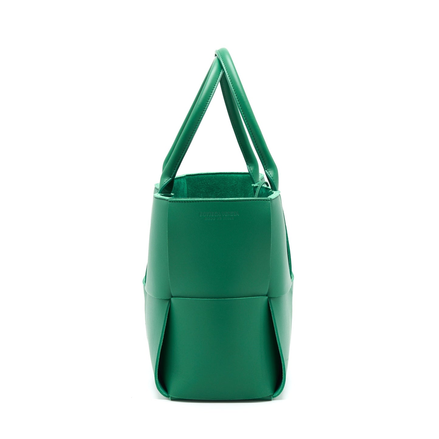 Bottega Veneta Arco Tote Purse Lambskin Parakeet Green