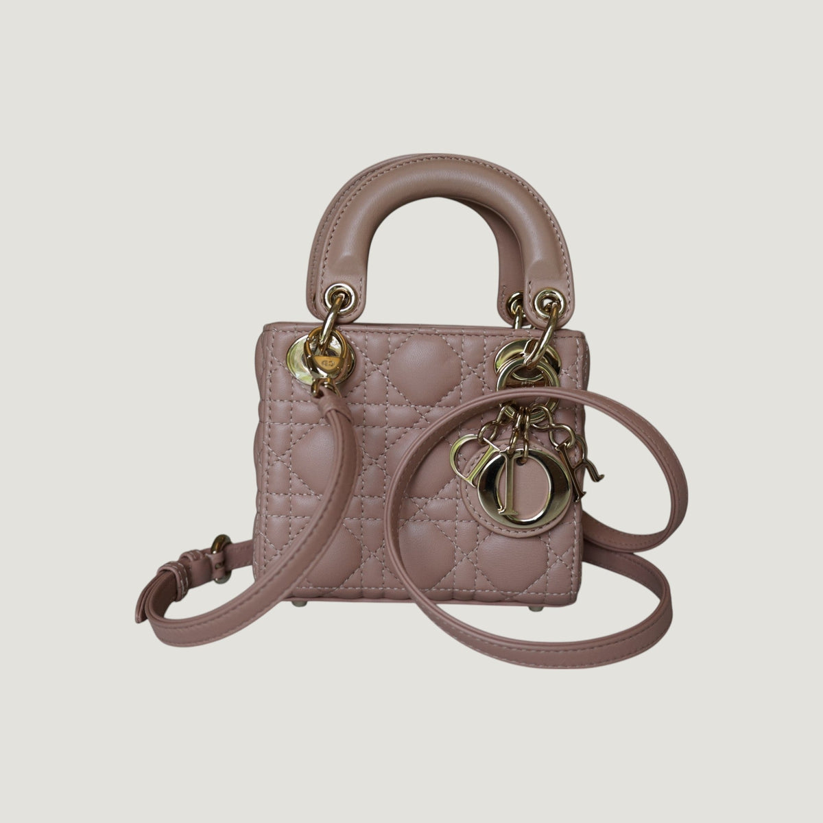Dior Lady Dior Leather Handbag Handbag Rovelle Bags
