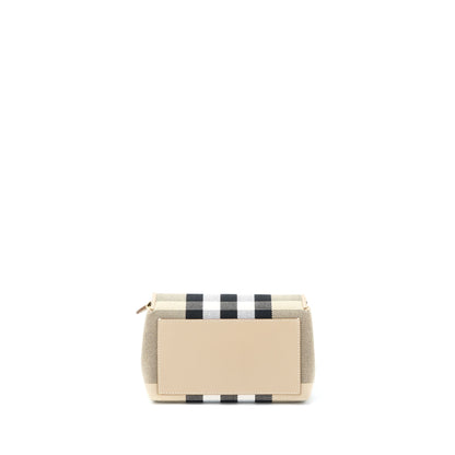 Burberry Hackberry Soft Canvas Brown Crossbody Bag