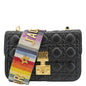 CHRISTIAN DIOR Dioraddict Quilted Lambskin Leather Crossbody Bag Black Rovelle Bags