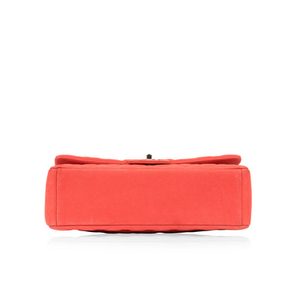 Chanel Matte Coral Maxi Flap Bag Rovelle Bags
