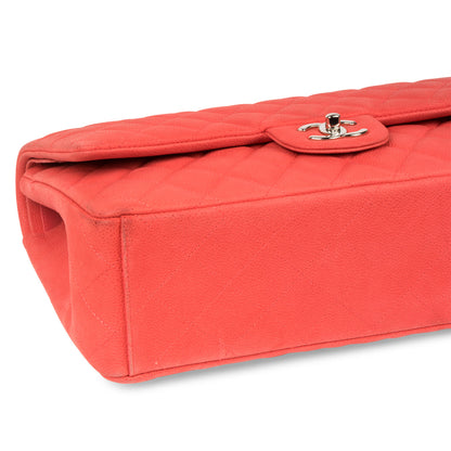 Chanel Matte Coral Maxi Flap Bag Rovelle Bags