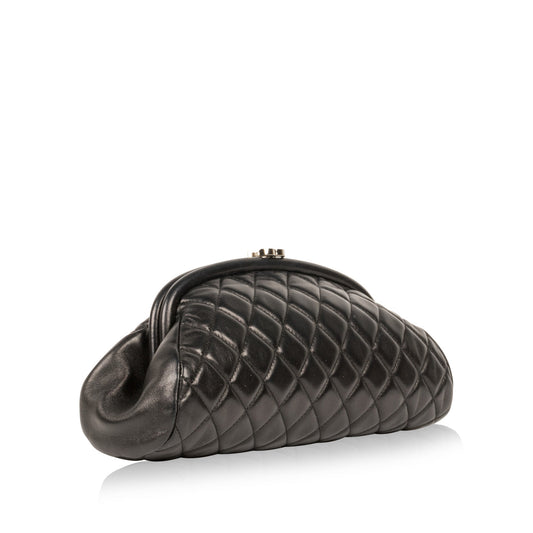 Chanel Quilted Timeless Clutch Rovelle Bags