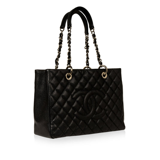Chanel Timeless Caviar Black Tote Bag Style 40 Rovelle Bags