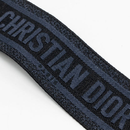 Dior Shoulder strap fabric / leather dark blue / black Rovelle Bags