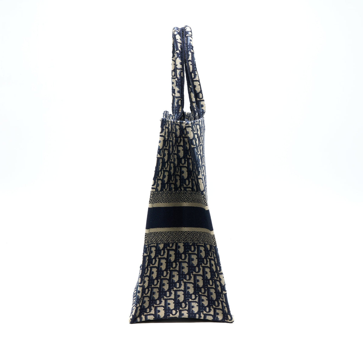 Dior Large Book Tote Blue Oblique Jacquard Rovelle Bags