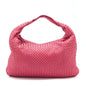 Bottega Veneta Intercciato Hobo Purse Pink