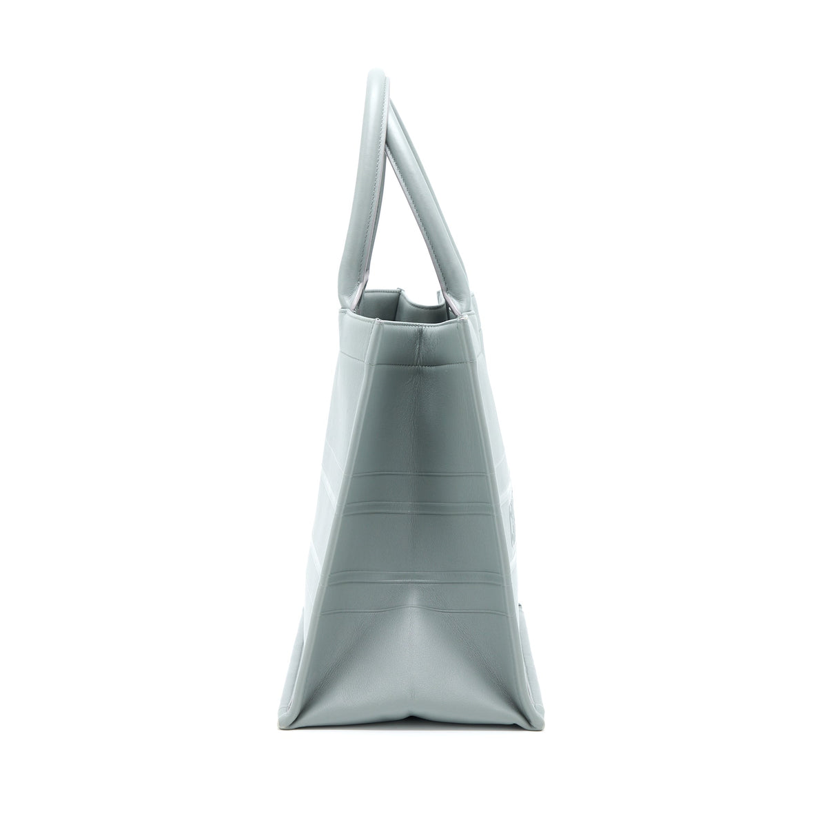 Dior Medium Book Tote Embossed Calfskin Grey Rovelle Bags