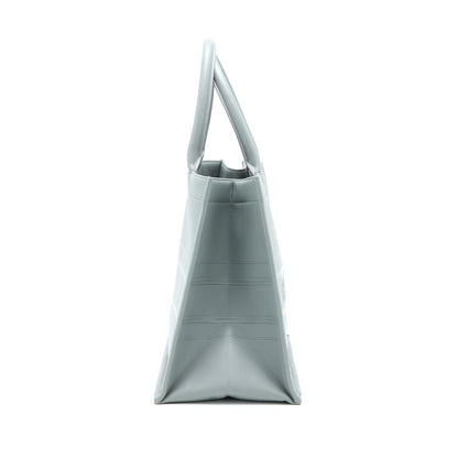 Dior Medium Book Tote Embossed Calfskin Grey Rovelle Bags