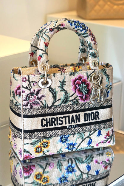 Dior Lady Dior Leather Handbag Style 2 Rovelle Bags