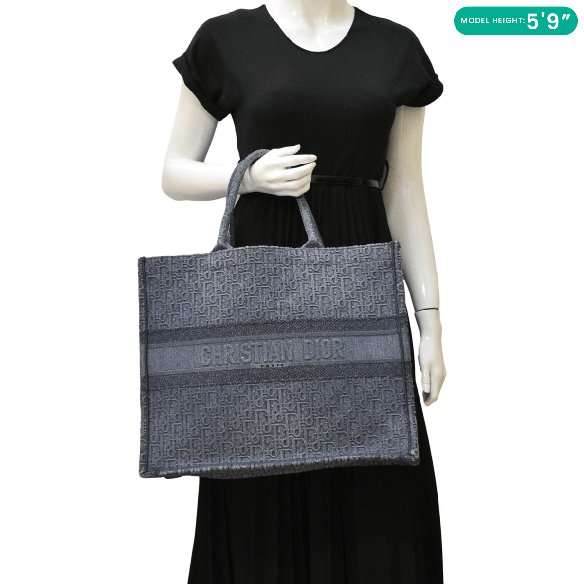 Dernim Dior Book Tote Rovelle Bags