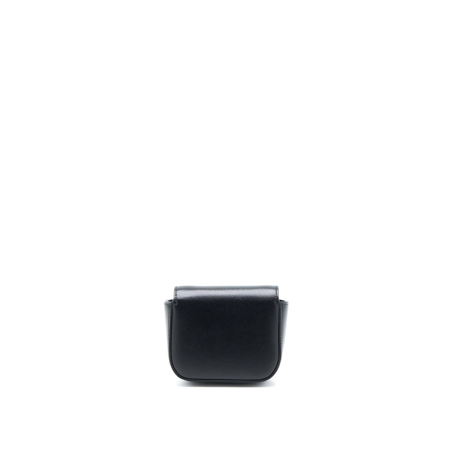 Celine Mini Triomphe in Shiny Calfskin Black