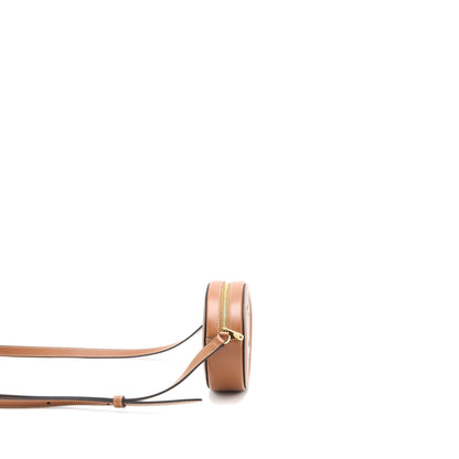 Celine Crossbody Oval Purse Cuirass Triomphe Smooth Calfskin Tan