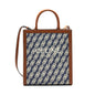 CELINE SMALL VERTICAL CABAS CELINE MAILLON TRIOMPHE JACQUARD CALFSKIN /