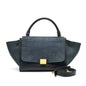 Celine Trapeze Purse Deep Grey / Black