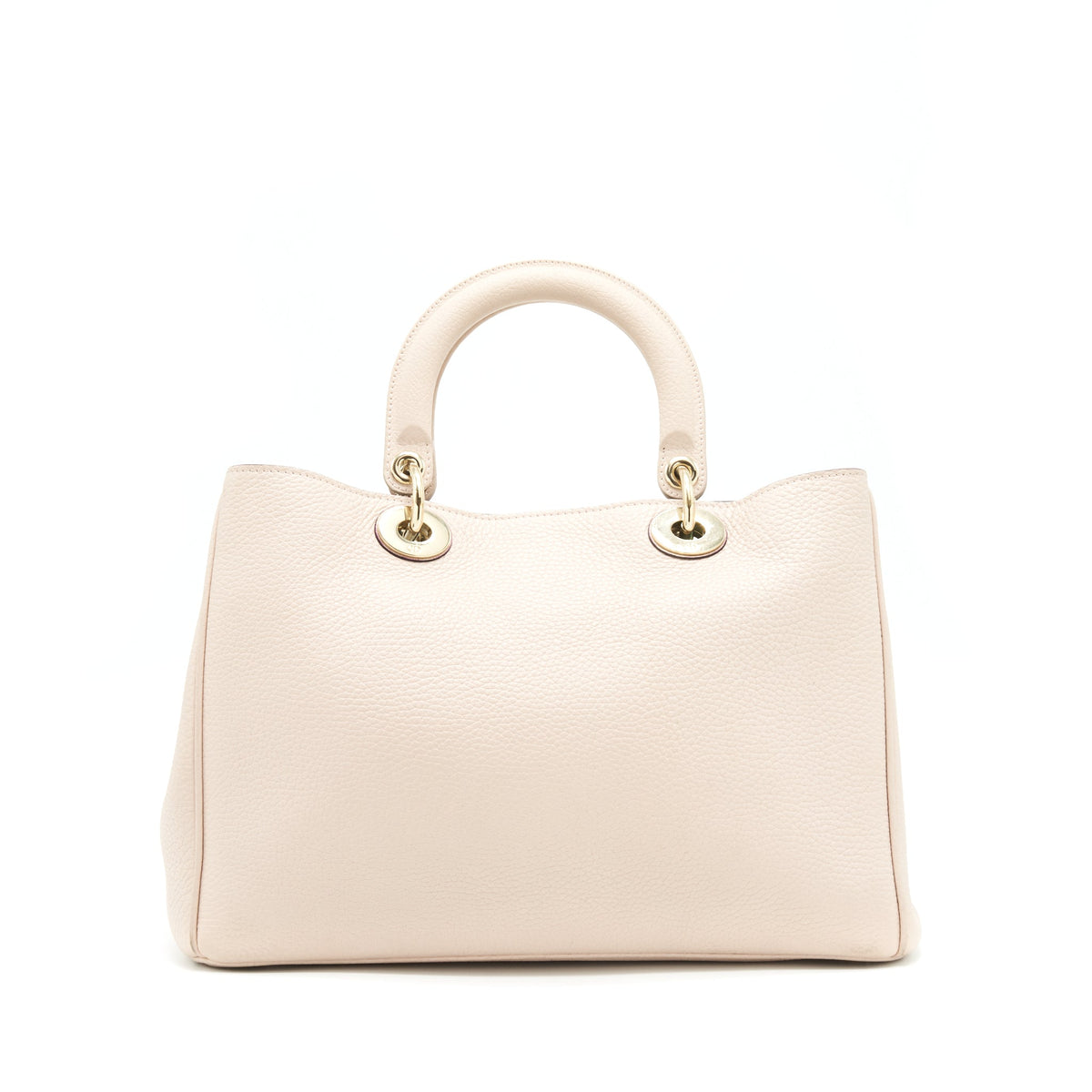 Dior Vip Diorissimo Tote Purse Grained Calfskin Beige Rovelle Bags