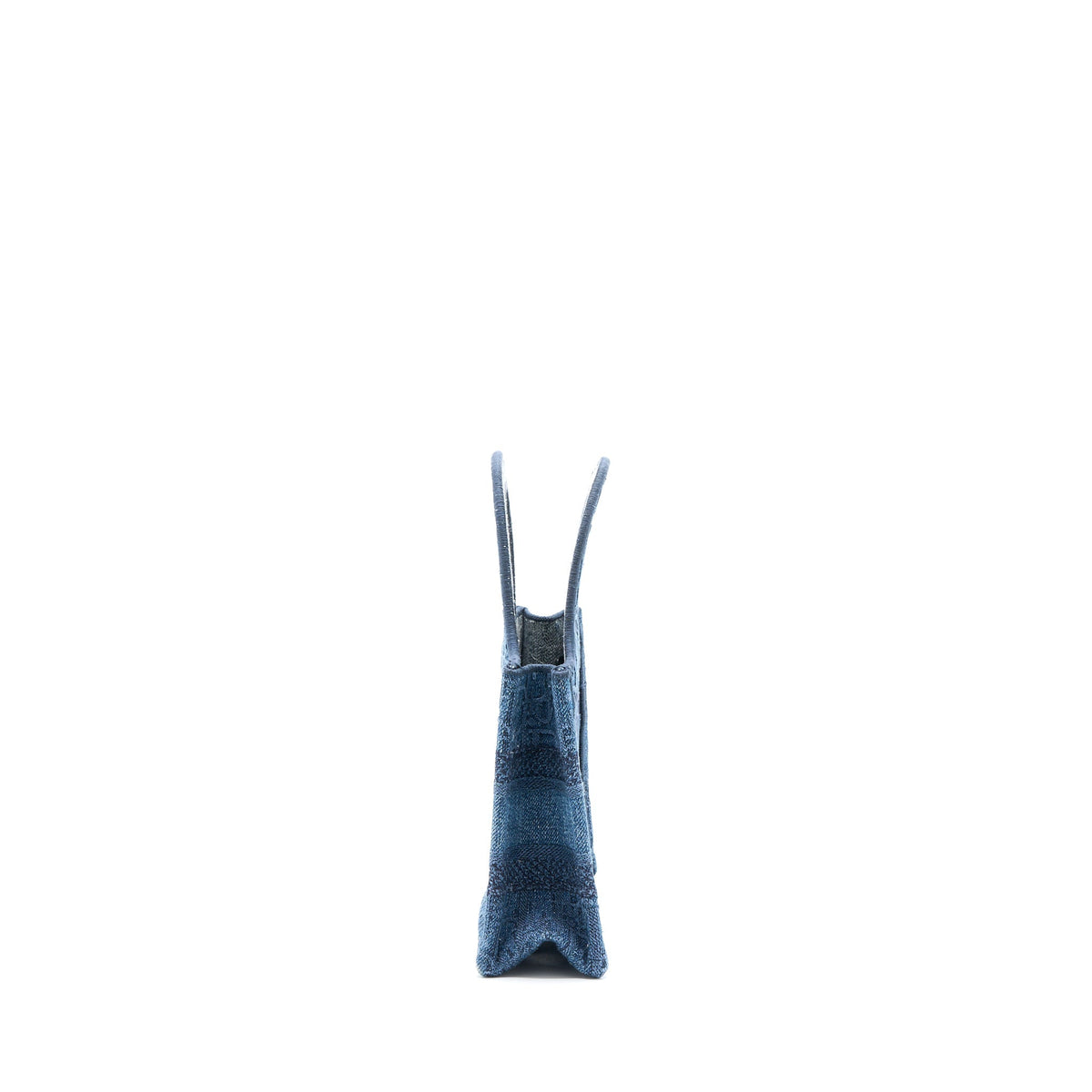 Dior Mini Book Tote Denim Blue Oblique Rovelle Bags