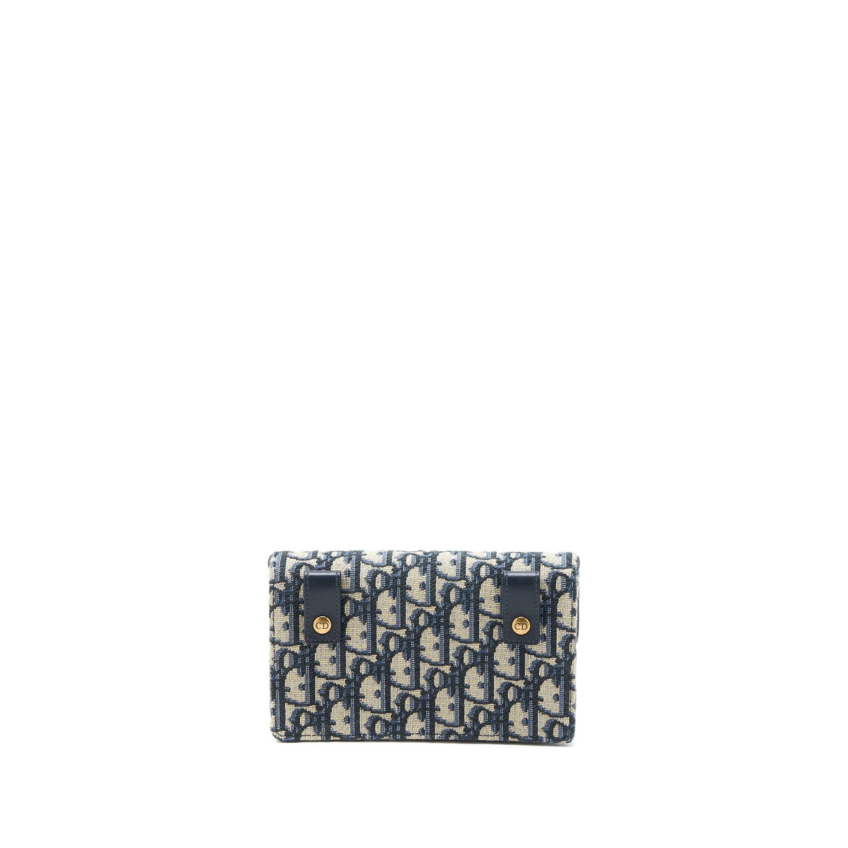 Dior Saddle Belt Pouch Blue Oblique Jacquard Brushed Rovelle Bags