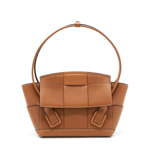 Bottega Veneta Arco Purse Calfskin Wood