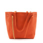 Celine Cabas Phantom In Soft Grained Calfskin Orange
