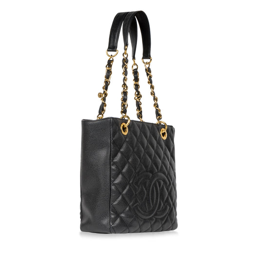 Chanel Timeless Caviar Black Tote Bag Style 54 Rovelle Bags