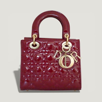 Dior Lady Dior Leather Handbag Style 3 Rovelle Bags