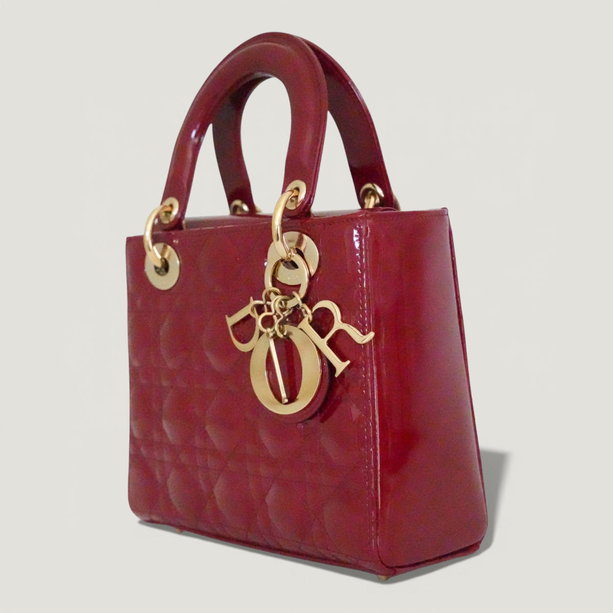 Dior Lady Dior Leather Handbag Style 3 Rovelle Bags