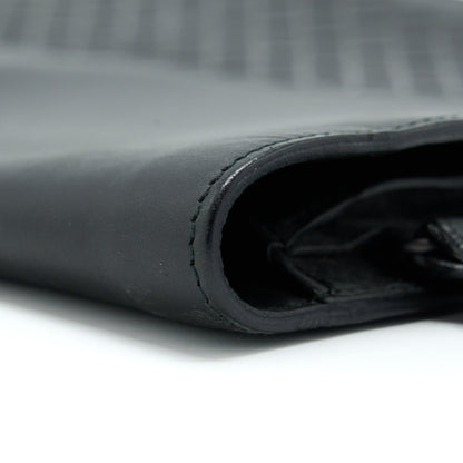 Bottega Veneta Men’s Pouch Intrecciate Black With Black Hardware