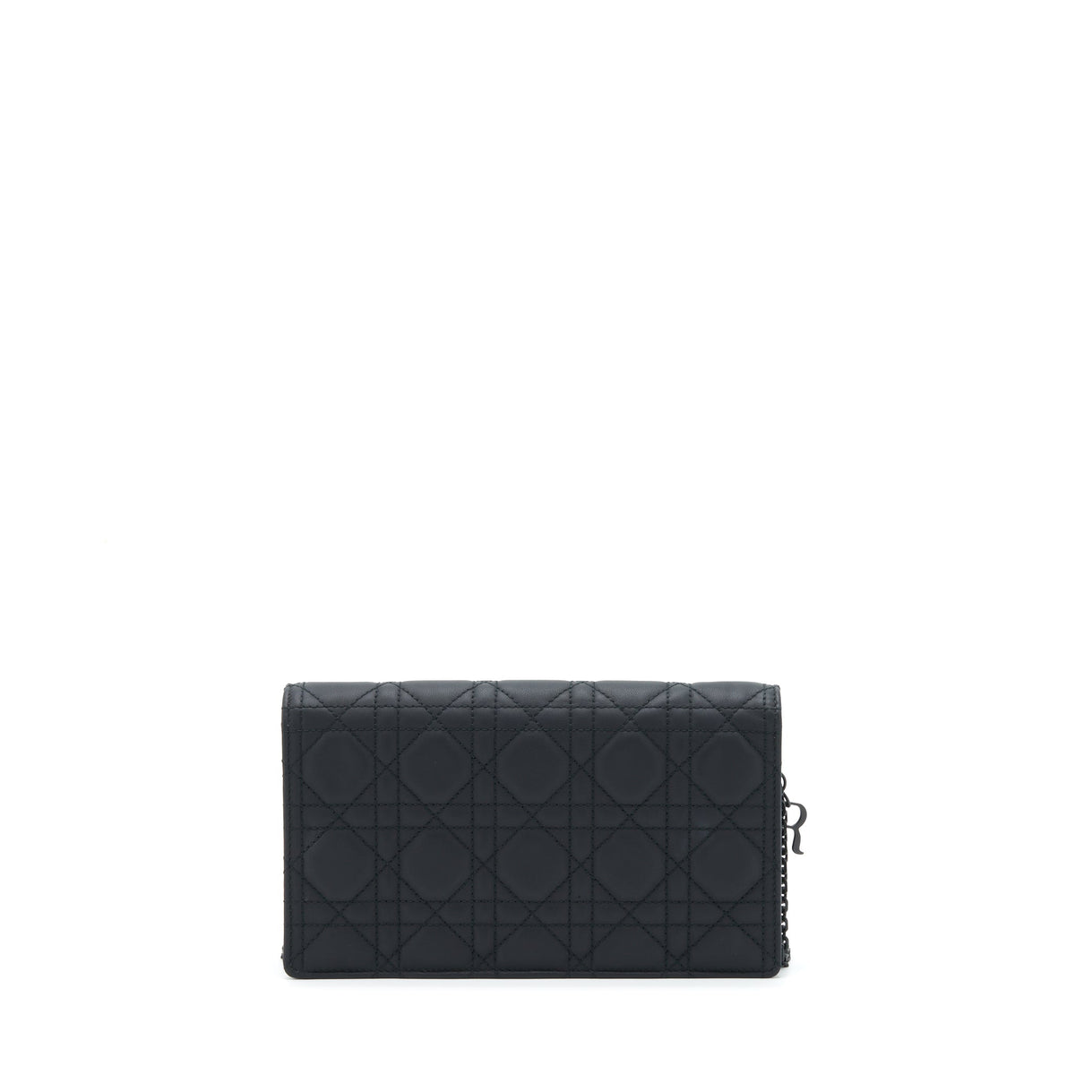 Dior Lady Dior Pouch Ultramatte Cannage Calfskin Black Hardware Rovelle Bags