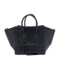 Celine Large Phantom Luggage Purse Crocodile-Embossed Calfskin Black