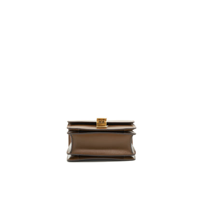 Celine Small Classic Box Purse camel