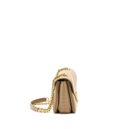 Celine C Purse Calfskin Light Camel
