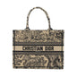 Dior Medium Dior Book Tote Toile De Joey Embroidery Beige Rovelle Bags