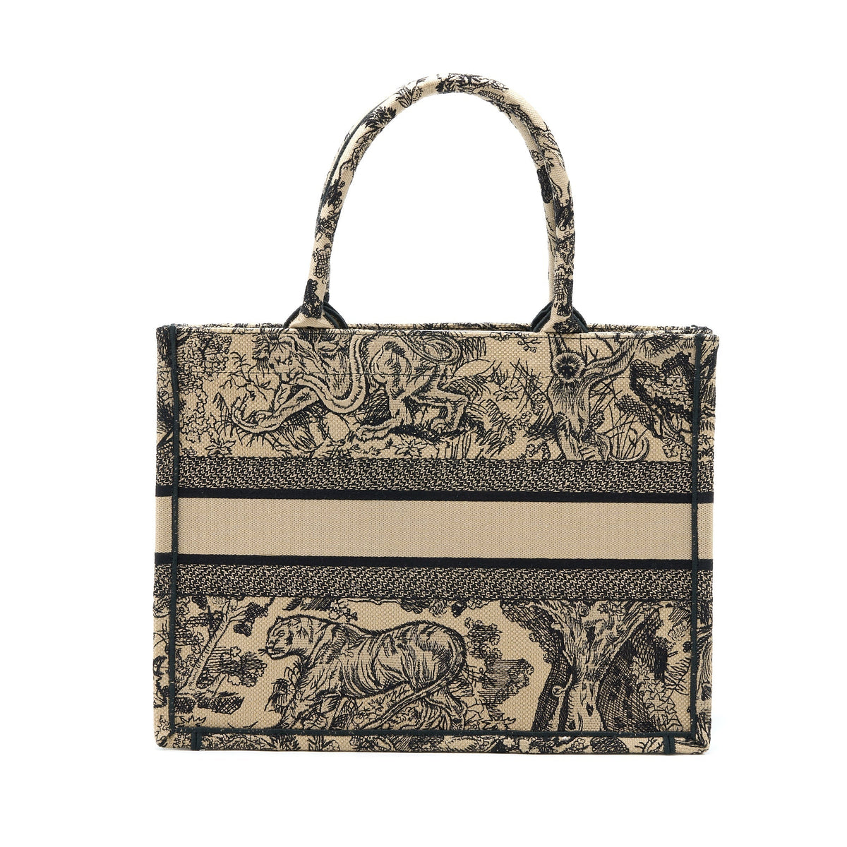Dior Medium Dior Book Tote Toile De Joey Embroidery Beige Rovelle Bags