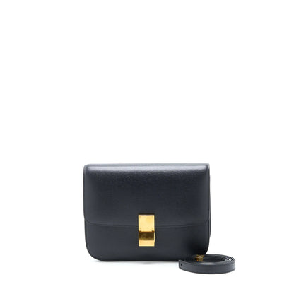 Celine Medium Classic Box Calfskin Liege Anthracite