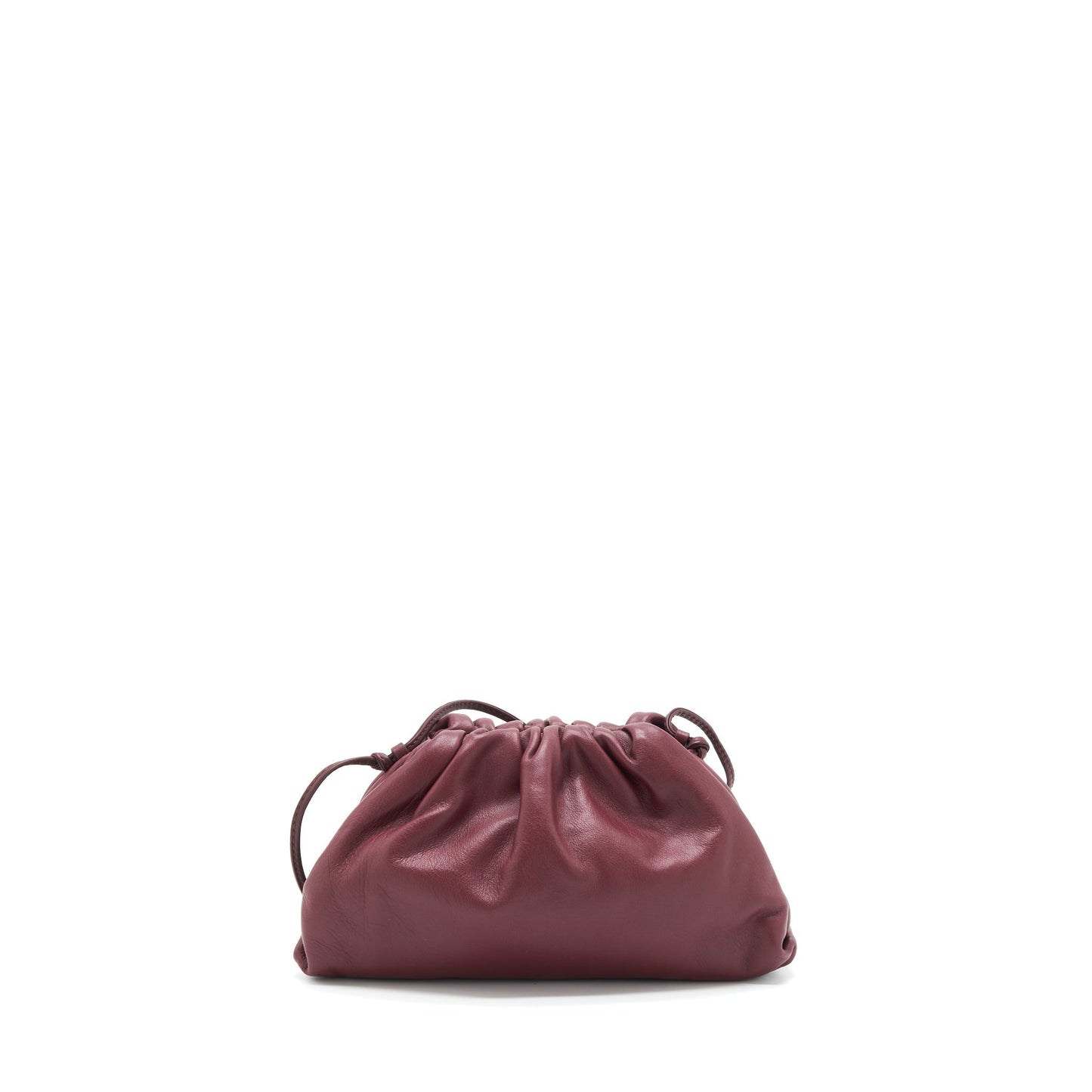 Bottega Veneta The Mini Pouch Dark Red