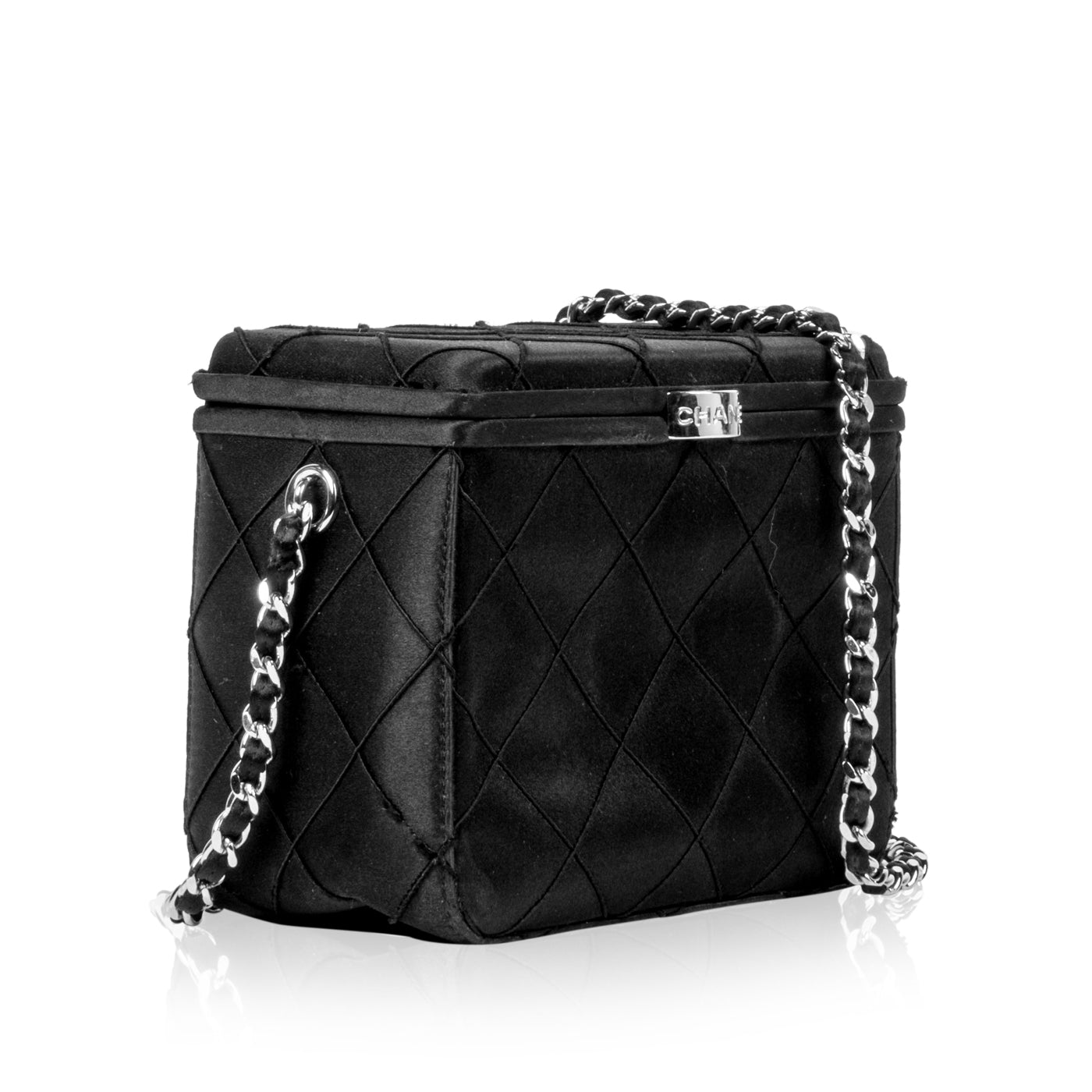 Chanel Luxury Leather Black Handbag Style 18 Rovelle Bags