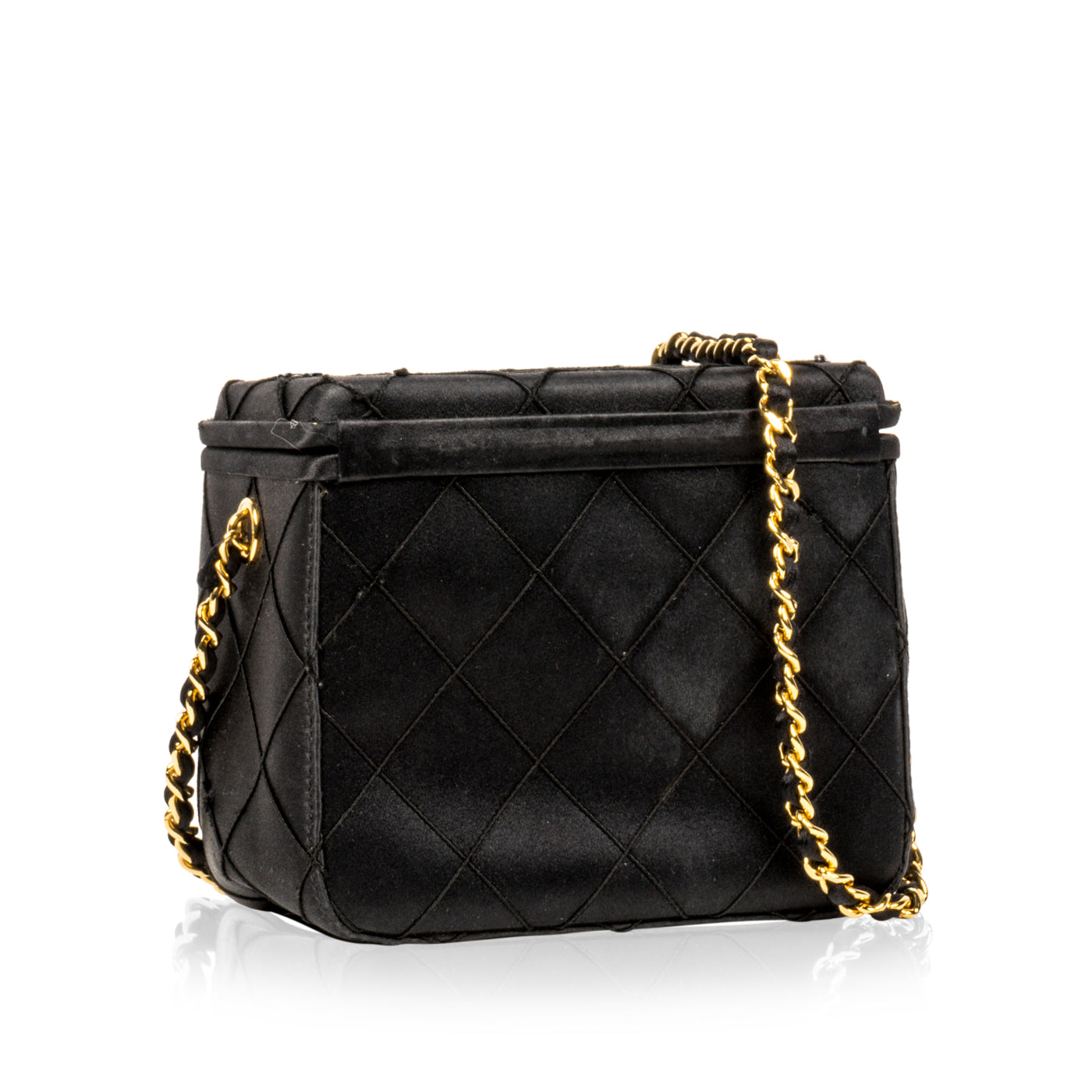 Chanel Luxury Leather Black Handbag Style 18 Rovelle Bags