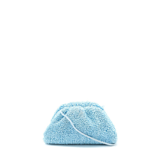 Bottega Veneta Mini Pouch Raffia/Leather Bubble
