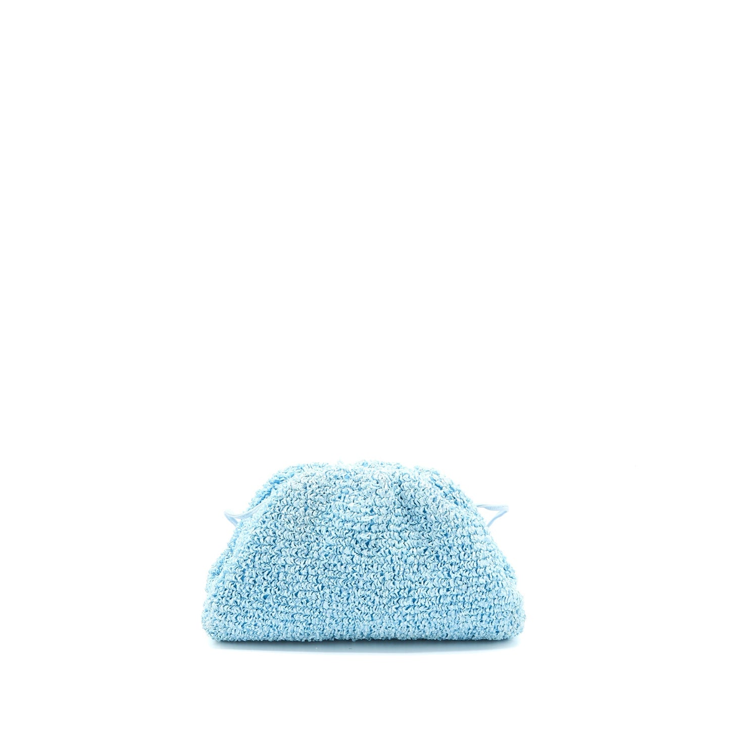 Bottega Veneta Mini Pouch Raffia/Leather Bubble