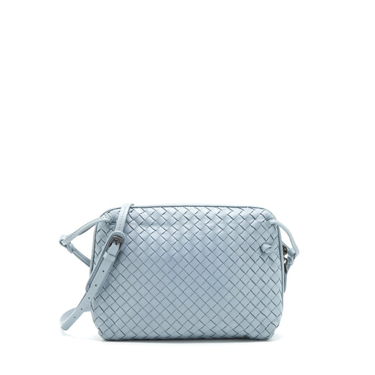 bottega Veneta Crossbody Purse light blue