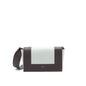 Celine Frame Mini Purse Grey/ Burgundy