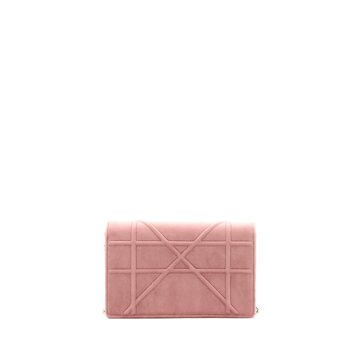 Dior Diorma Wallet On Chain Velvet Pink Rovelle Bags