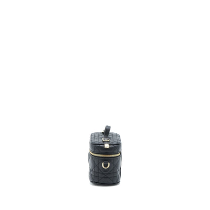 Dior Micro Lady Dior Vanity Case Lambskin Black Rovelle Bags