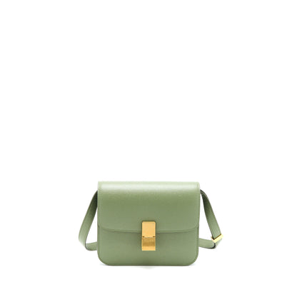 Celine Teen Box Calfskin Green