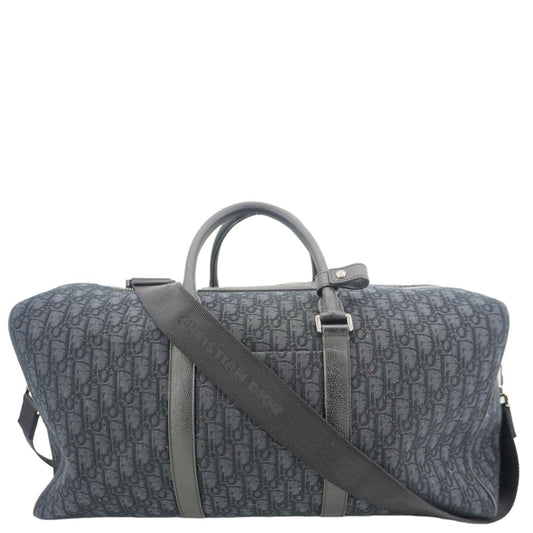 CHRISTIAN DIOR Diorissimo Canvas Duffle Bag Black Rovelle Bags