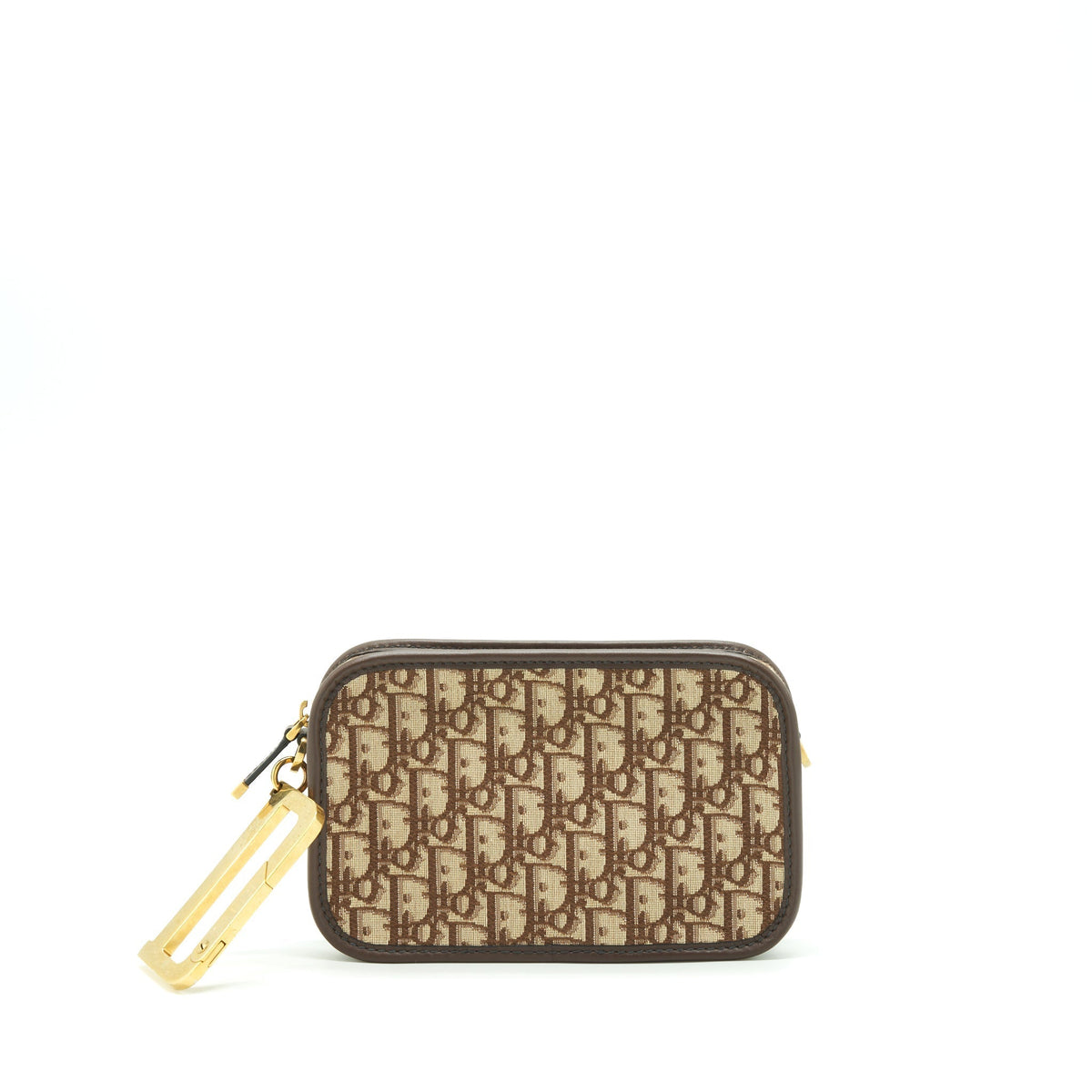 Dior Diorquake Pouch Brown Oblique Canvas Rovelle Bags